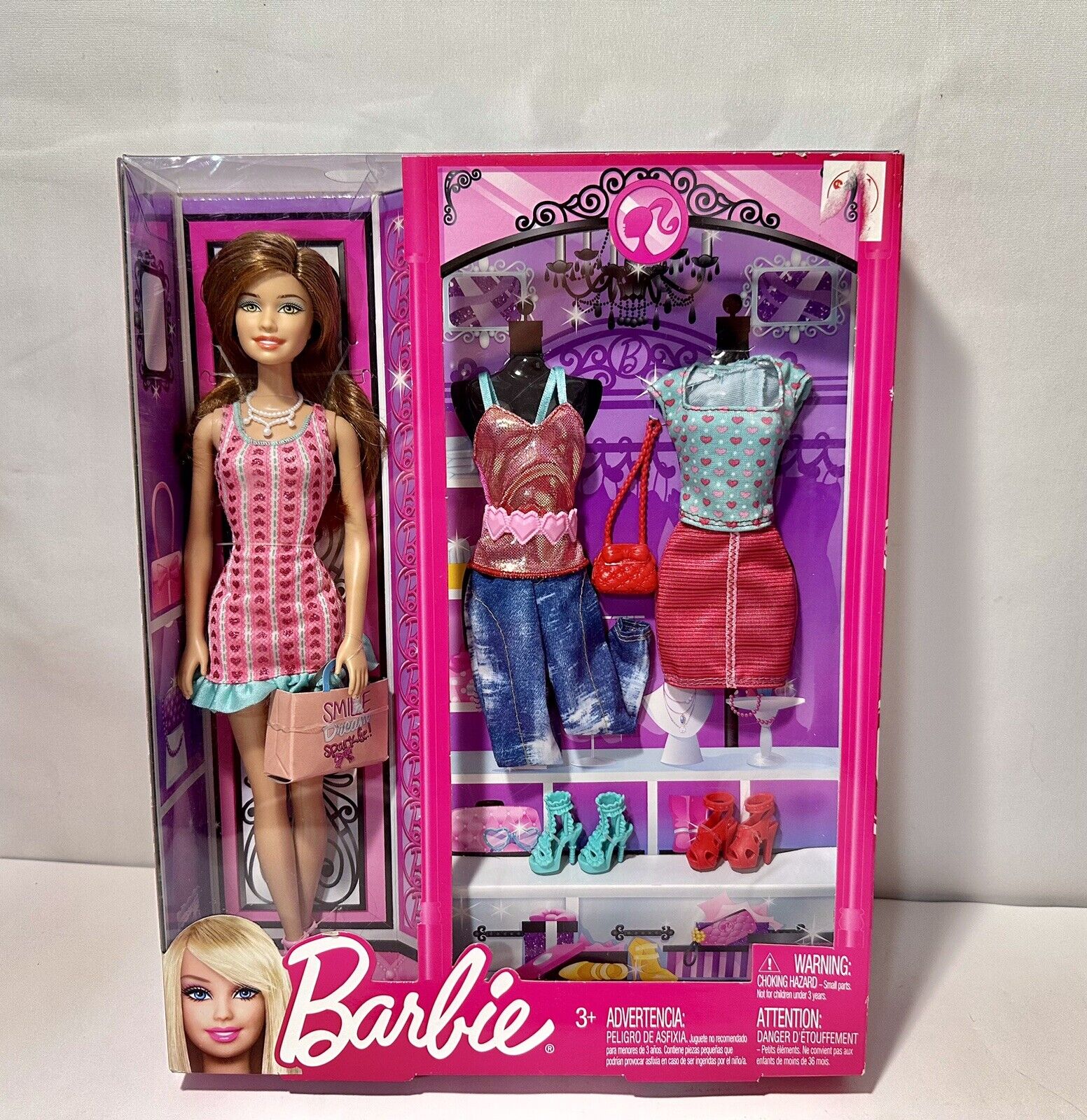 Mattel Barbie Doll and Fashions GIft Set N8820 BBX44 eBay