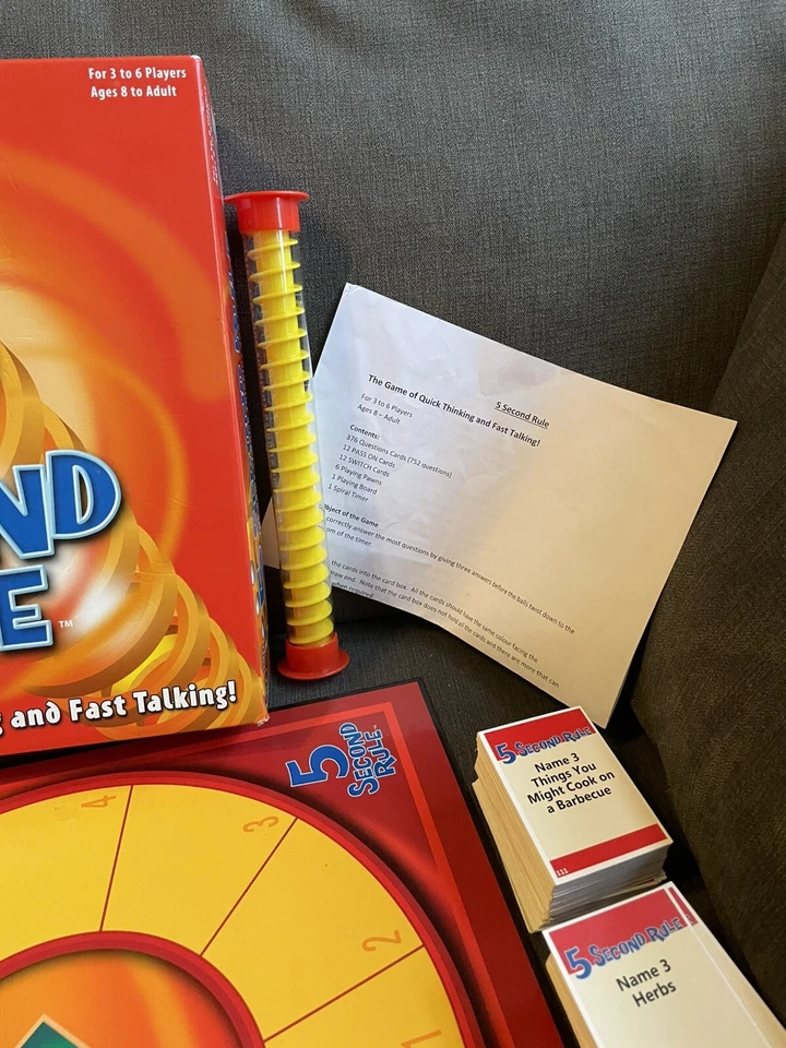 University Games 5 Second Rule Board Game , Family Card / Board Game - Image 3 of 4