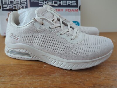 Skechers Women's Slip-ins: BOBS Sport Squad Air Athletic Shoes Natural Women's 9