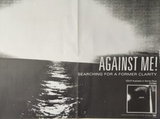 Against Me! 2005 Former Clarity Fat Wreck Chords Poster Excellent New Old Stock