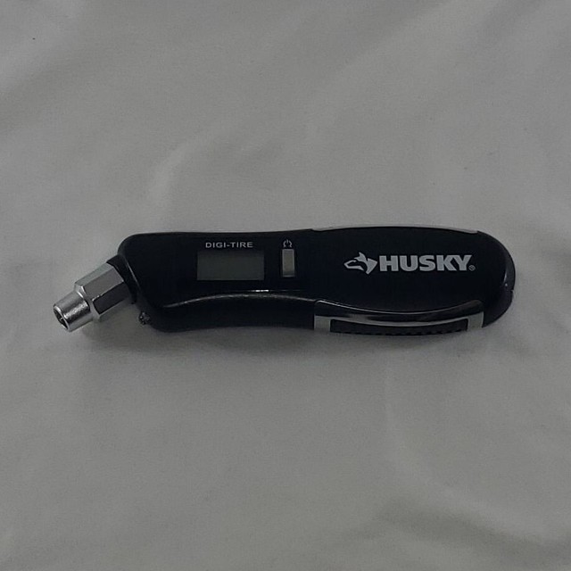 Husky Digital Tire Gauge LED Light With Batteries 150psi Aaa0027j for