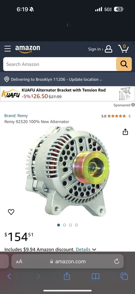 Remy 92320 ALTERNATOR NEW - Image 3 of 4