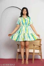 Bollywood Kurti for Women and girls women summer kurti Short Dress Rayon Dress