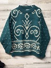Suéter De Colección 100% Lana Merino Hecho a Mano ECUADOR Gran Tamaño Grueso Pesado