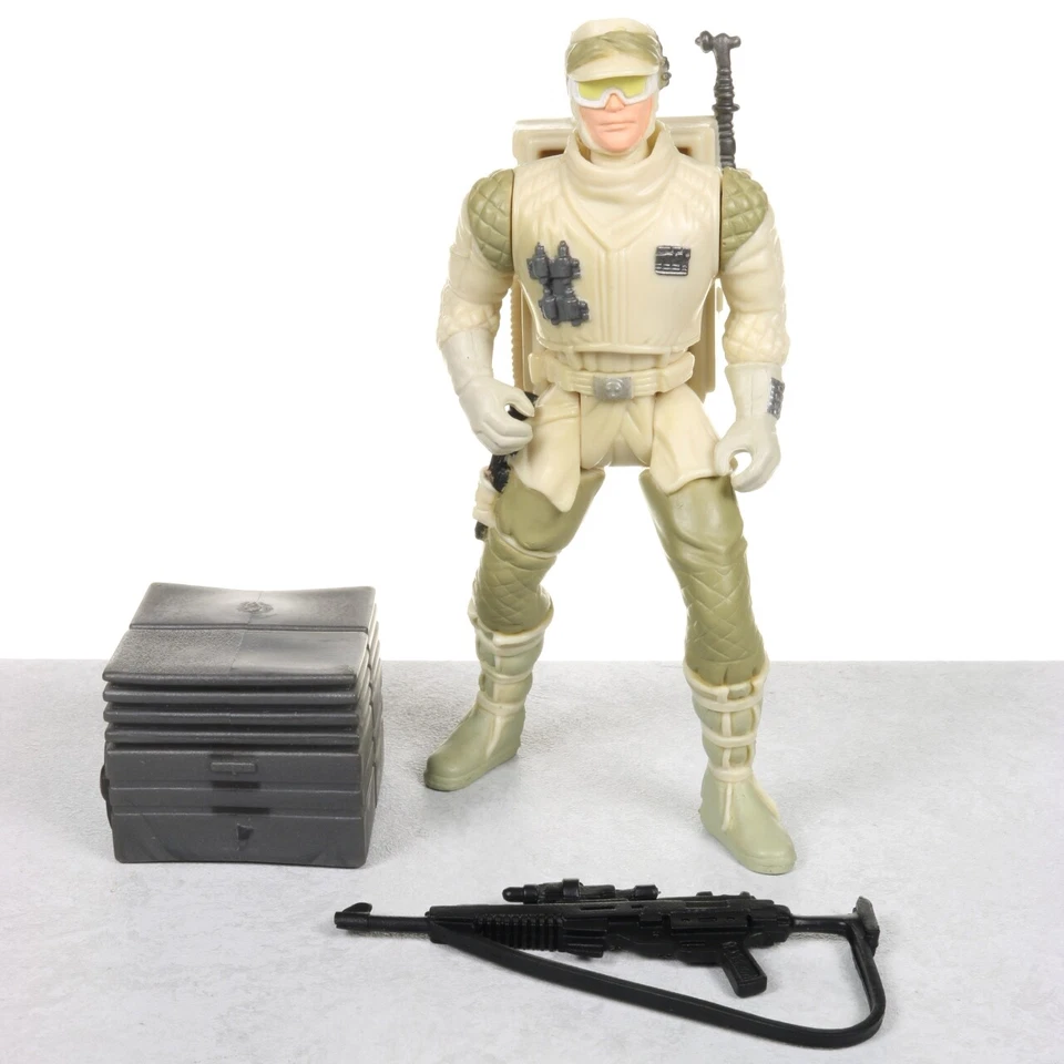 Boneco Star Wars Power of the Force HOTH REBEL TROOPER 3,75" ESB Kenner 1997 - Imagem 2 de 4