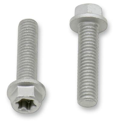 M5-0.8x16 Euro Style Torx Flange Bolts – 10-Pack, Dacromet Coated 8.8 Steel, Made In USA