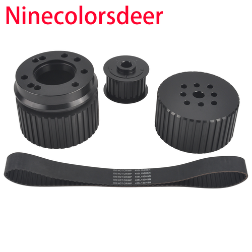 Billet Aluminum Gilmer Belt Drive Pulley Kit For Chevy SBC 283 305 327