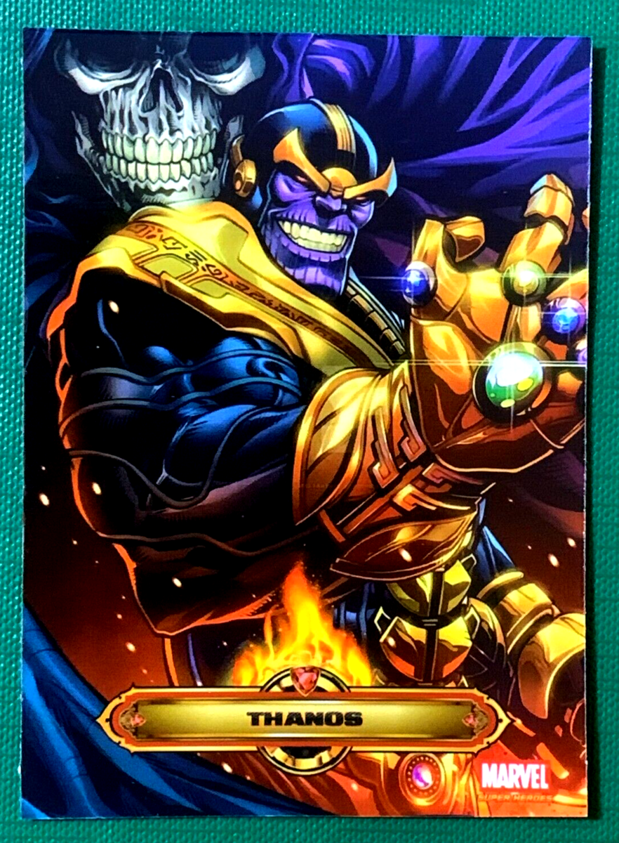 MARVEL SUPER HEROES Card PERU 2019 #032 THANOS Avengers: Infinity
