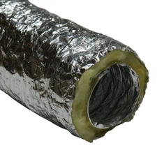 HVAC 10 In. X 25 Ft. Insulated-Flex Ducting Ventilation Duct Hose