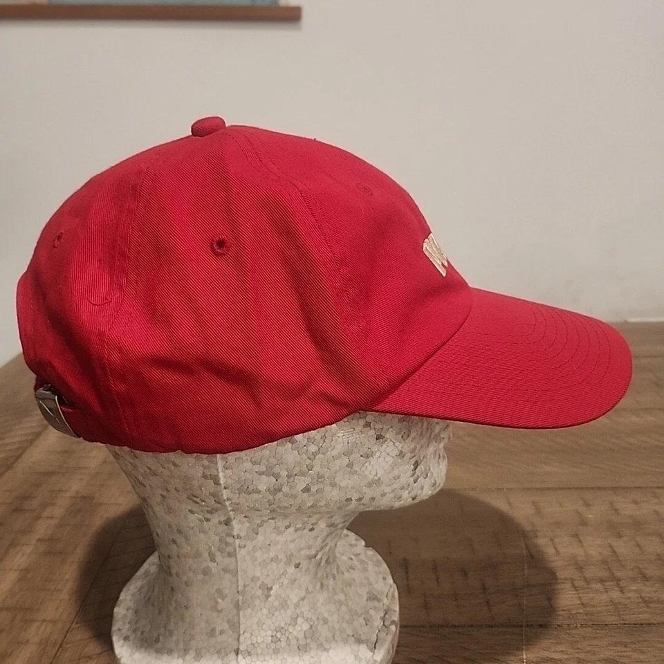 PUMA Ball Cap Hat Cat Red Youth Adjustable Strqpback Baseball cap Golf - Image 4 of 4