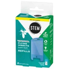 STEM ATTRACTS TRAPS FLYING INSECTS LIGHT TRAP REFILLS 2-PACK REFILL CARTRIDGES
