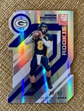 2005 Donruss Elite Aaron Rodgers Aspirations Die-Cut Rookie RC /92 #101