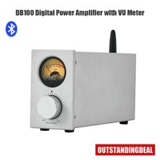 DB100 Digital Power Amplifier with VU Meter TPA3116 Dual Core Bluetooth 5.1 ot25