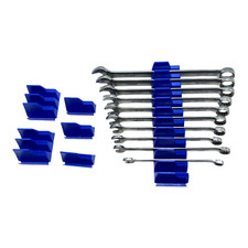Plastic Wrench Organizer Set Tool Box Storage...