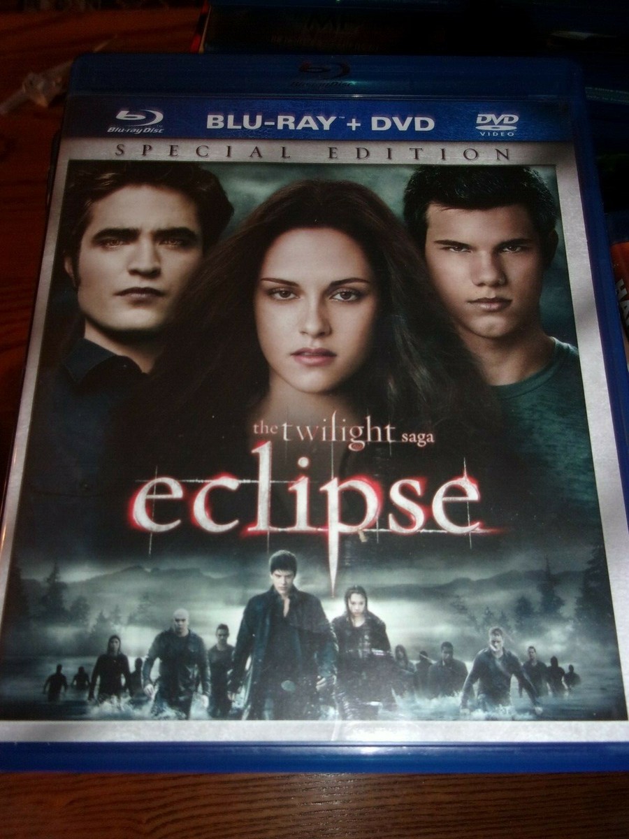 THE TWILIGHT SAGA ECLIPSE - BLU-RAY + DVD - VERY GOOD CONDITION