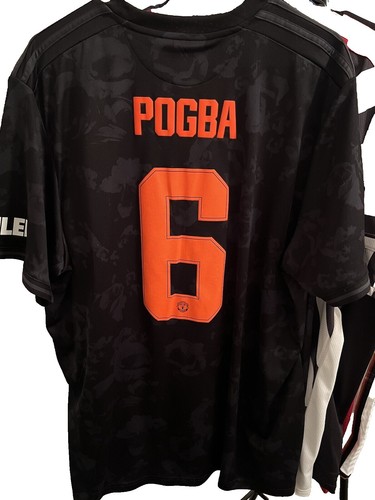 MENS POGBA #6 FC MANCHESTER UNITED 2017/2018 SOCCER FOOTBALL SHIRT