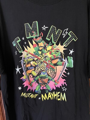 New Nickelodeon Teenage Mutant Ninja Turtles T-Shirt Shirt XL Mutant Mayhem !