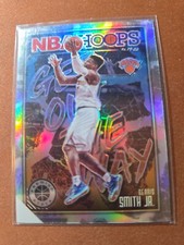 2019-20 NBA Hoops Premium Stock - Get Out the Way Dennis Smith Jr. #7 Holo