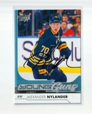 ALEXANDER NYLANDER autographed '17/18 BUFFALO SABRES