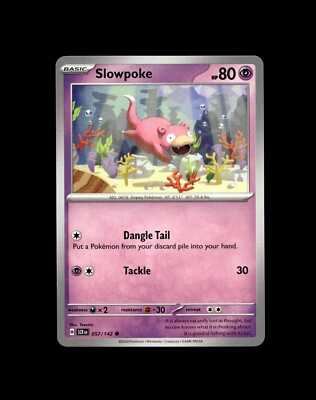 Slowpoke Slowbro Slowking Pokemon Card! Holo/Reverse Holo EX  V Full Art Cards!