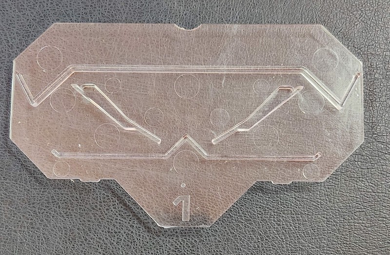 Bond Caron Knitting Classic Knit Machine Keyplate 1 Key Plate Clear