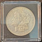 1921 $1  MORGAN DOLLAR, AU Detail,  Cleaned , FREE SHIPPING