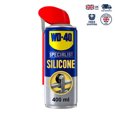 WD-40 Specialist Silicone Spray Lubricant 400ml Can Versatile All-Weather 28.73 per litre