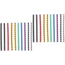 300 pcs  Multicolor Cable Labels Cord Identification Tags Clip-on Cable Markers