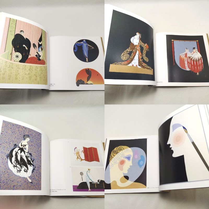 OOP Japanese Erte Art Deco Book Leader of Art Deco His Trail Through the Century