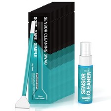 20 Pcs Camera Sensor Cleaning Kit Full Frame, Lens turquoise 