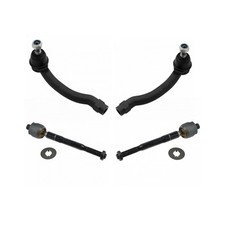 TRQ Front Inner and Outer Tie Rod Set 4 Piece Compatible with 2007-2013 Acura...