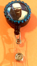 Id badge holder retractable clip Disney Incredibles Frozone