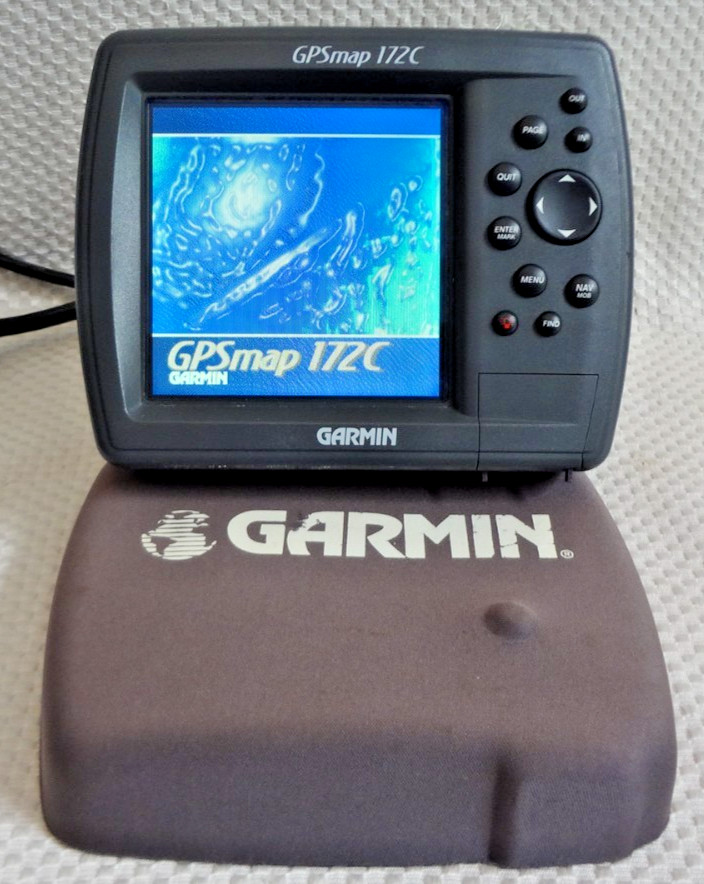 Map 172c Marine Chart Plotter Fishfinder Gps Unit W/ Sun Cov