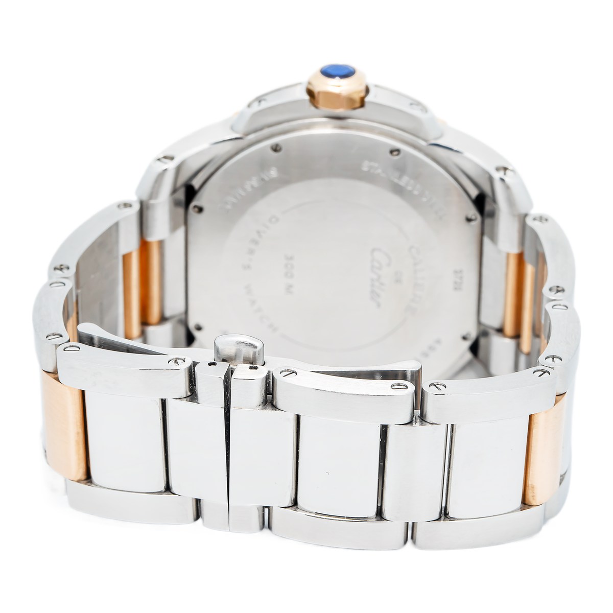 Cartier Calibre Diver 3729 W7100054 Two Tone Rose Auto Men's Watch