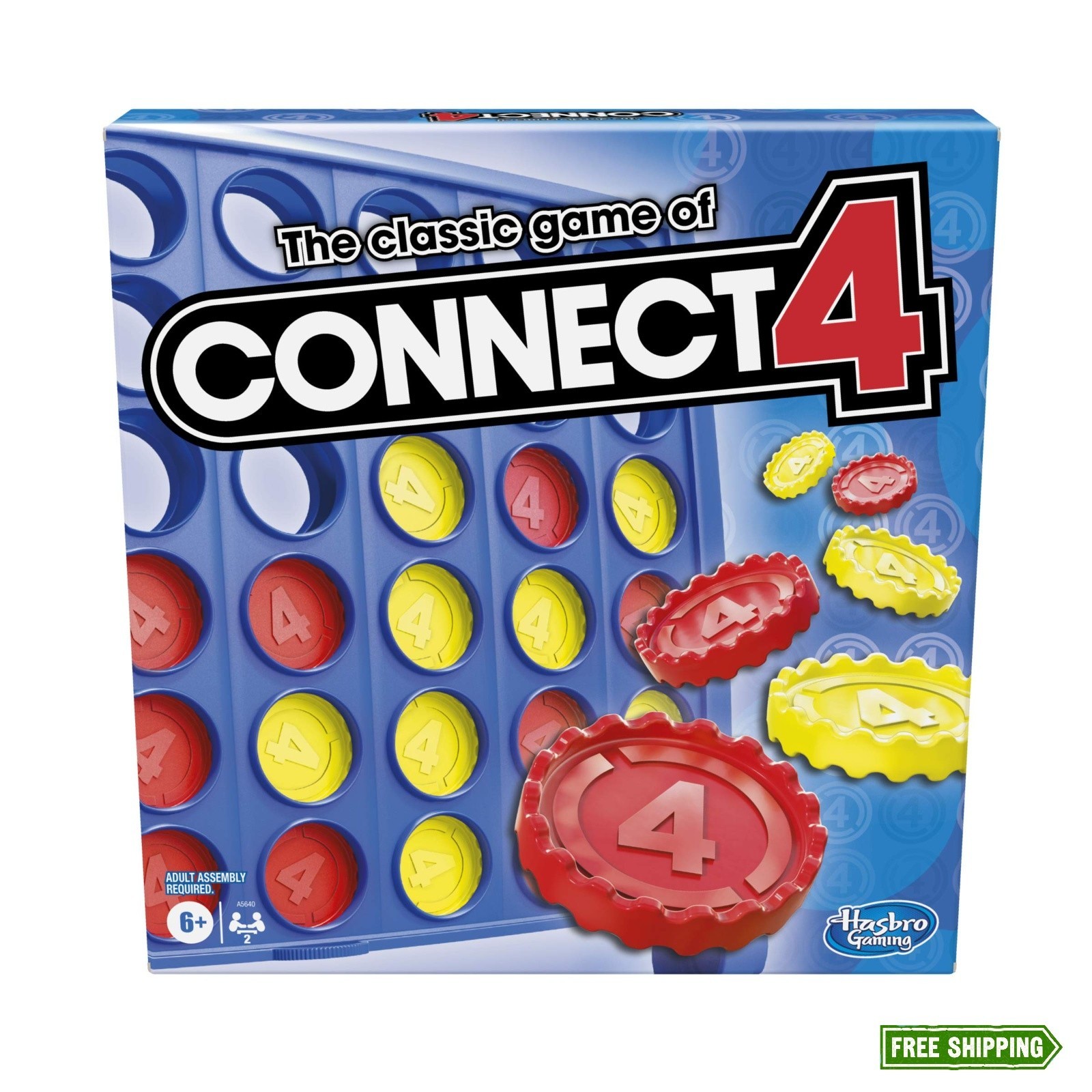 Hasbro Gaming Connect 4 Classic Grid,4