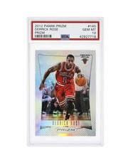 2012-13 FIRST YEAR Prizm Silver Derrick Rose #145 PSA 10 Chicago Bulls