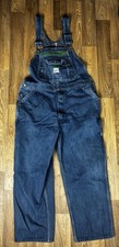 Liberty Overalls Mens 38x30 Blue Denim Bib Overalls Carpenter Workwear Vintage