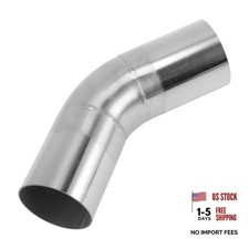 2.25" OD 45&deg; Degree Mandrel Bend Elbow Tube Exhaust Bend Pipe 2.25 inch