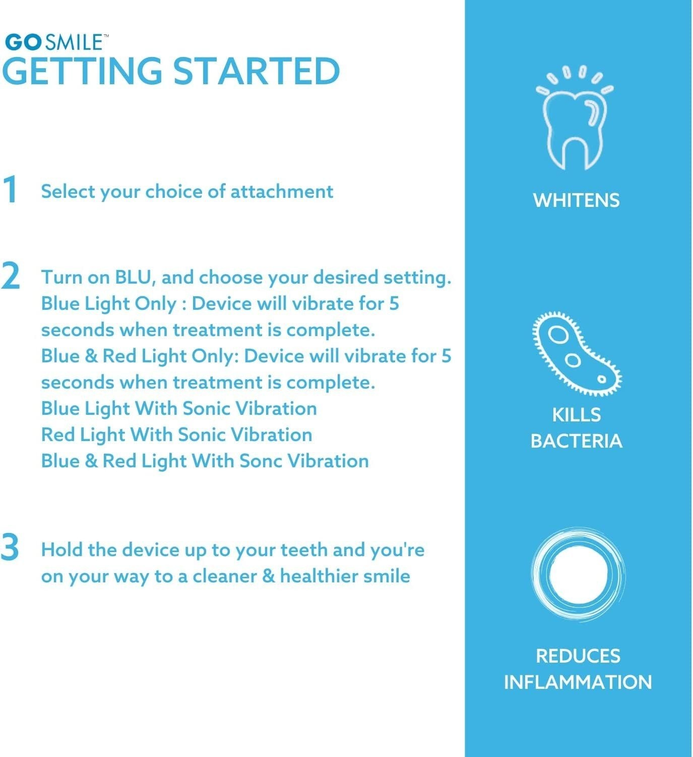 GO SMILE Pro Oral Care Easy Brushing Accessories - Nylon Toothbrush...