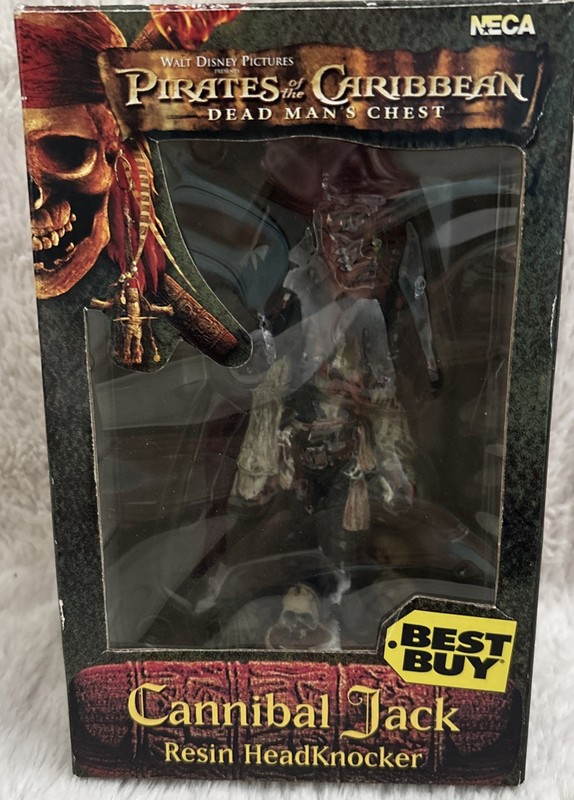 Cannibal Jack Resin Headknockers Pirates of the Caribbean Dead Man's Chest NECA