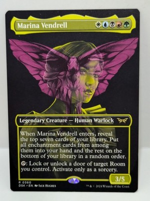Marina Vendrell - Duskmourn - Rare - Borderless - Legendary Creature - DSK 360
