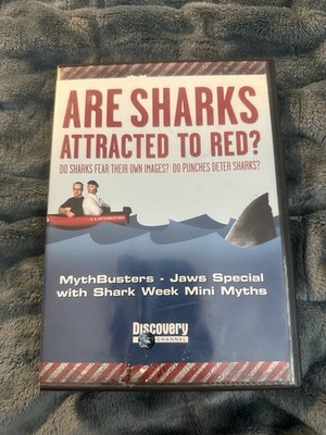 Mythbusters: Are Sharks Attracted To Red Jaws Special Shark Week Mini Myths DVD