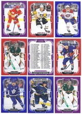 2025-26 O Pee Chee Blue, Red and Purple Parallel Cards U-Pick from the List