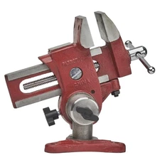 Ultimate Versatile Work Bench Vise Table Vise with 2 Axes of Rotation 4.5” Jaw