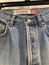 Gap Loose Fit Jeans Womens 8 Regular Blue Denim Made in USA Button Fly VINTAGE