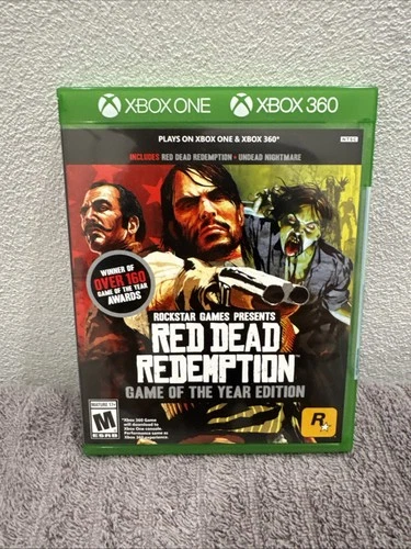 NEW Sealed Red Dead Redemption Game of the Year GOTY Edition Xbox One/ Xbox 360