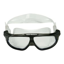 New Aquasphere Seal 2.0 Swim Mask, Black Grey/Clear Lens, Unisex, One Size