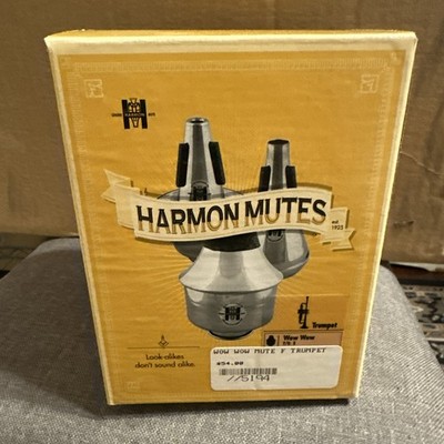 Harmon Mutes Model B All Aluminum Original Wow-Wow Trumpet Mute - Silver
