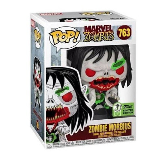 Funko Pop! Marvel Zombie Morbius 763 Limited Edition Exclusive Bobble Head W Box