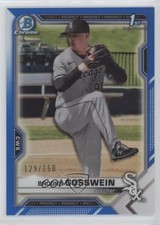 2021 Bowman Draft Chrome Blue Refractor 129/150 Brooks Gosswein #BDC-21 3c7